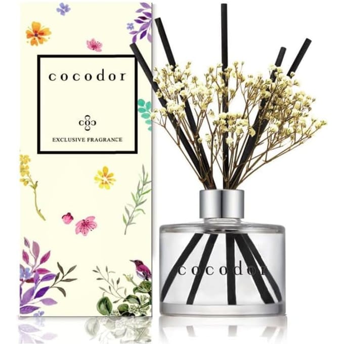 Cocodor Geurstokjes met witte droogbloemen White Musk - 200 ml