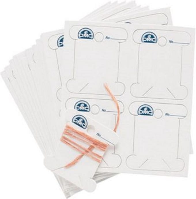Dmc wikkelkaartjes karton (56 kaartjes)