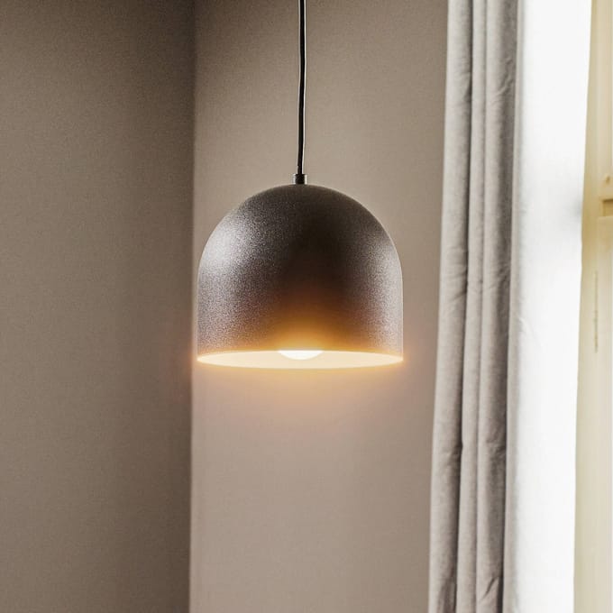 HELAM Hanglamp Madison 1-lamp zwart