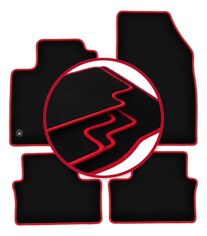 CARLUX-RED automatten voor: Renault Clio V hatchback (2019-)
