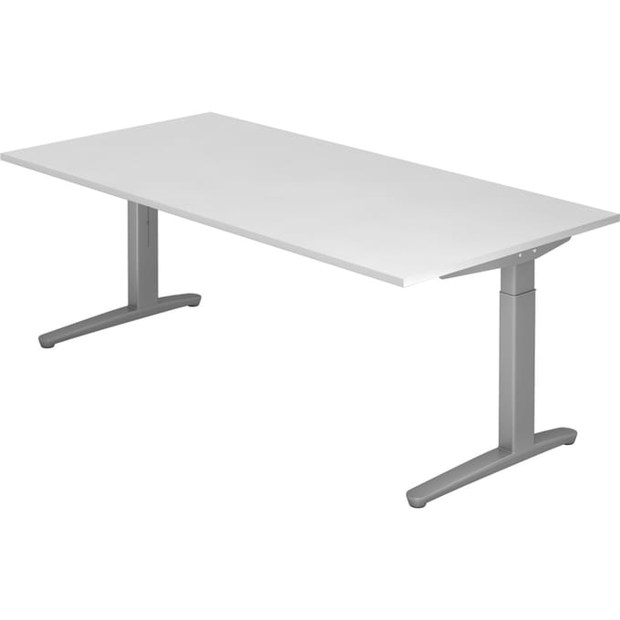 XTRA XB 2E SS | Bureau - Wit 200 x 100 Tafelhoogte I In hoogte verstelbaar