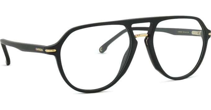 Carrera CARRERA 345 Matte black gold 55/17/145 MAN Brilmonturen