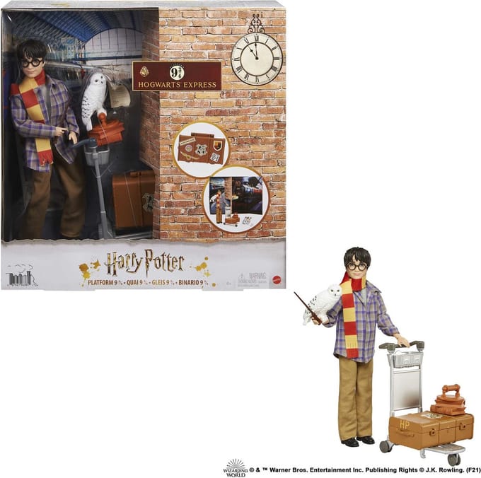 Harry Potter Platform 9 3/4 Scene Speelset - Zweinstein reispop met accessoires