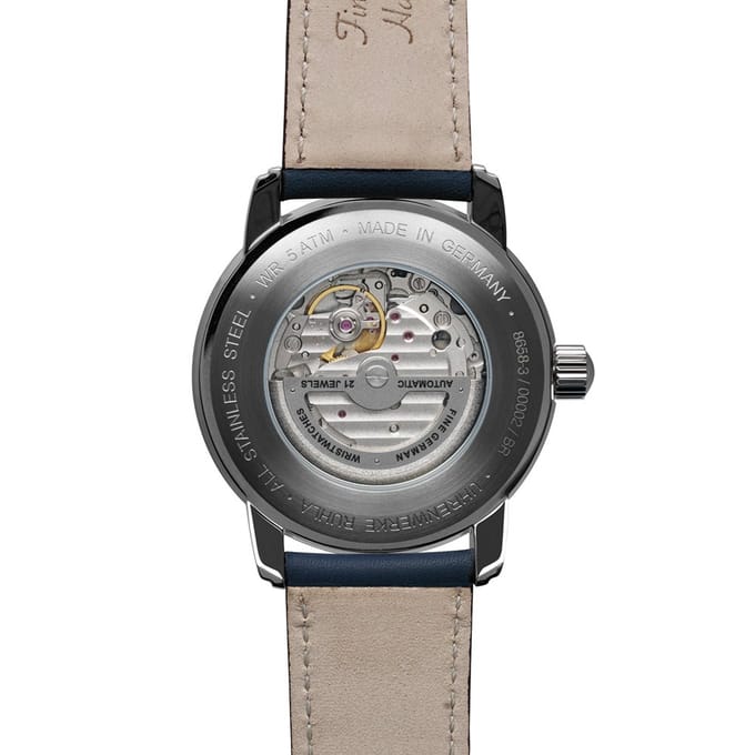 Zeppelin 8658-3 New Captain's Line automatisch skeleton horloge