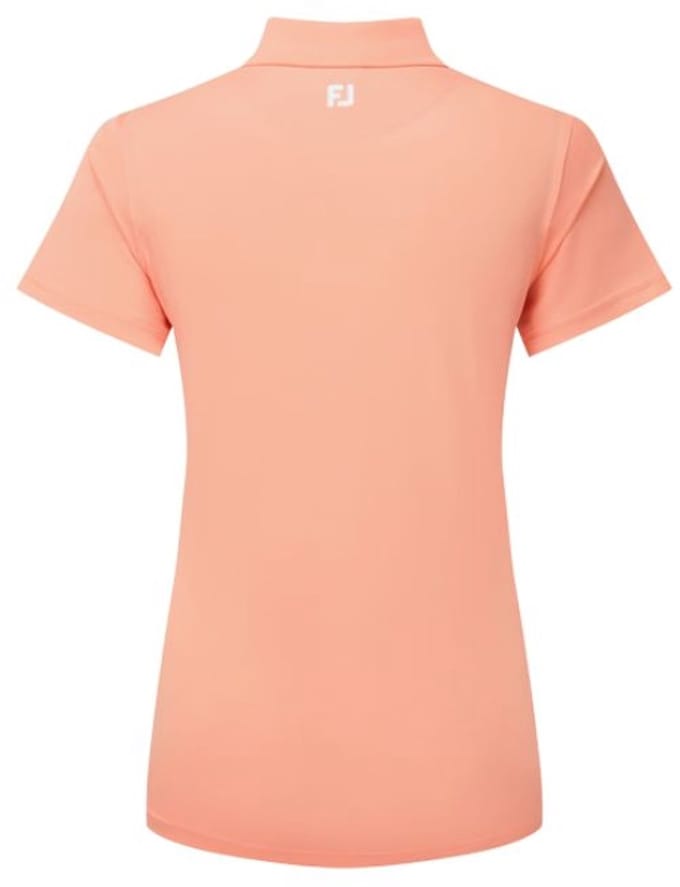 Footjoy Stretch Pique Dames Polo Shirt Papaya