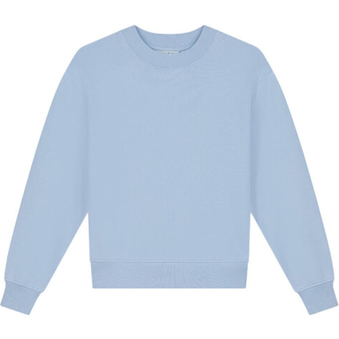 Verbleekte ronde hals sweatshirt Olaf Hussein Essentiel