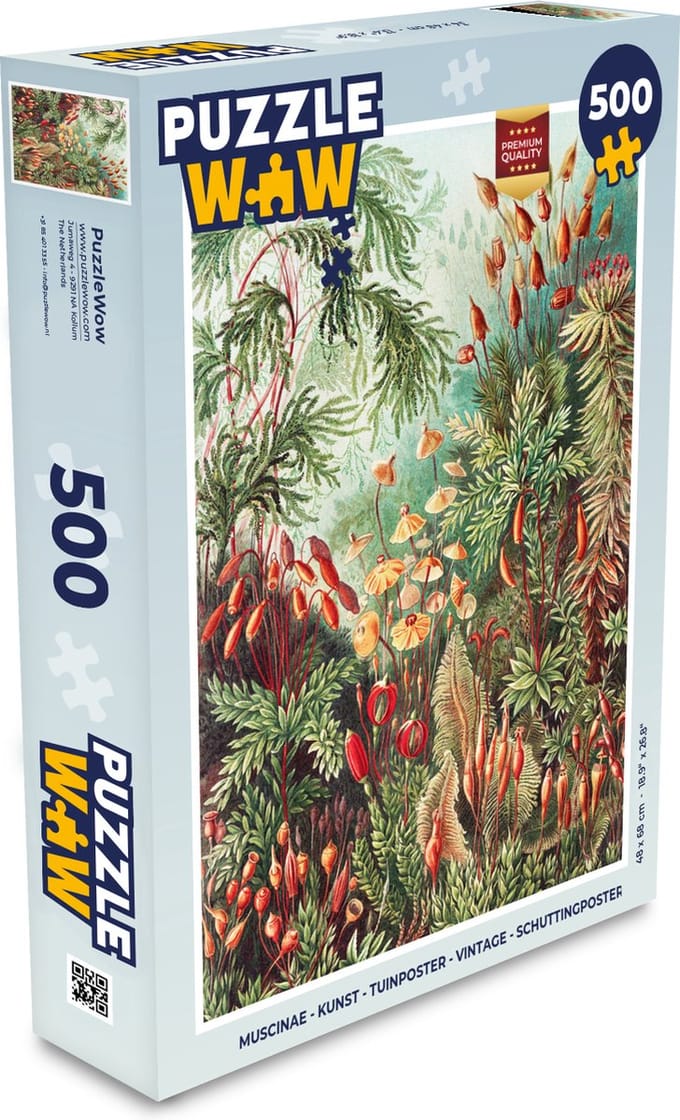 Puzzel Bloemen - Kunst - Vintage - Natuur - Botanisch - Legpuzzel - Puzzel 500 stukjes