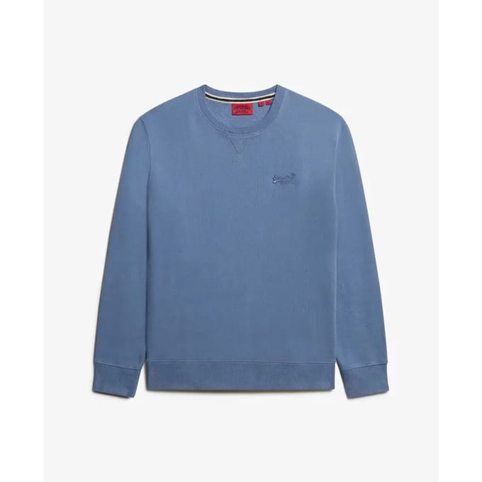 Superdry - Essential Logo sweatshirt met ronde hals - Heren - Truien