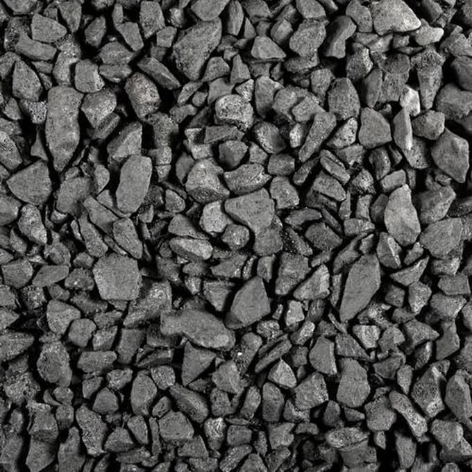 35 stuks! Basalt split zwart 16/32 mm 20 kg Gardenlux
