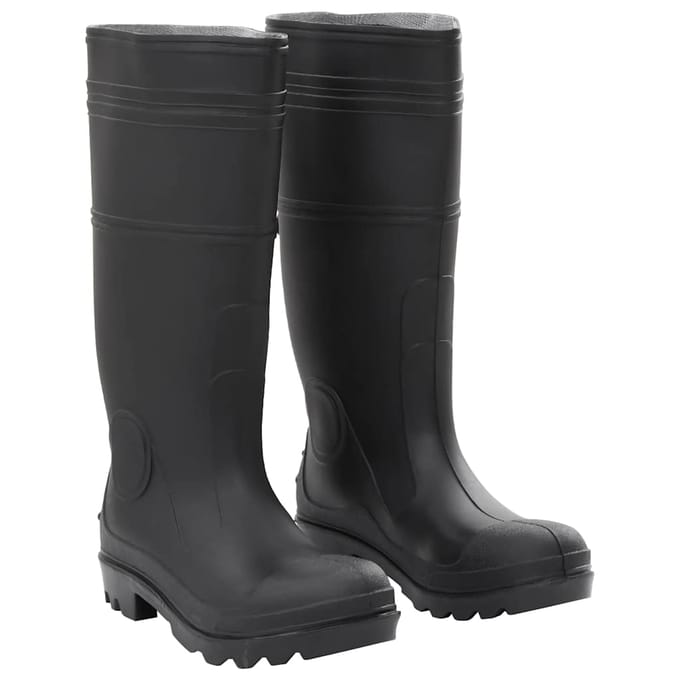 vidaXL - Regenlaarzen - maat - 39 - PVC - zwart