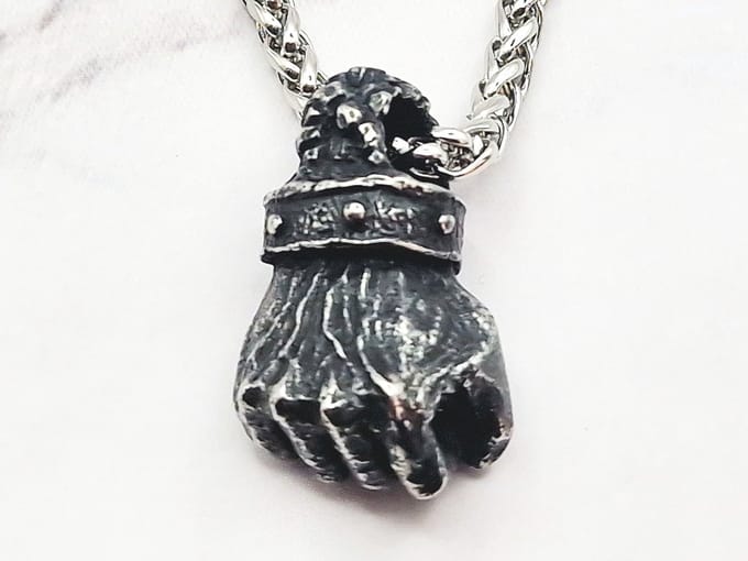 Mei's - Viking Steel Strong - ketting heren - RVS zilver - 60 cm