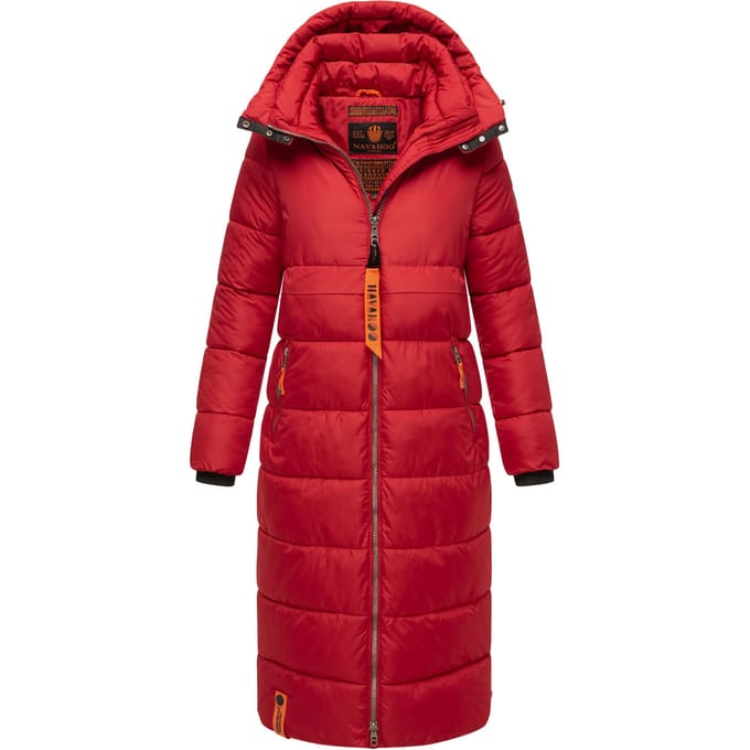 Navahoo dames gewatteerde wintermantel Kristallblume – Warm & Trendy