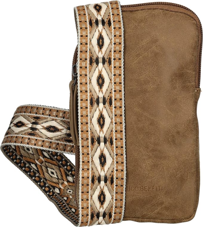 Enrico Benetti Indy - Schoudertasje - Camel