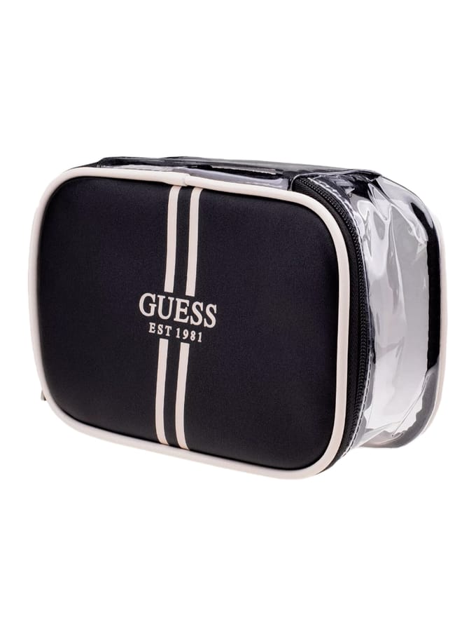 GUESS Cosmetische tas Mildred Cosmetic Case Black Zwart