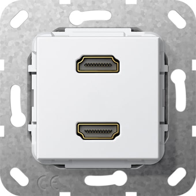 Gira Dual Hdmi Breakout Kabel Basis Element Wit - 567203