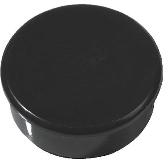 Franken whiteboard - magneten - dia 38mm - zwart - doos á 10 stuks