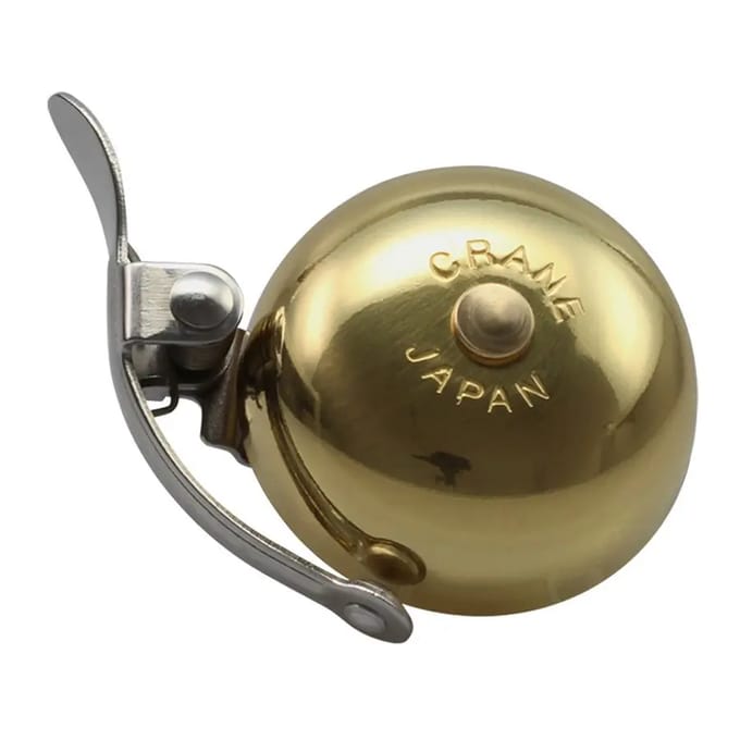 Crane Fietsbel Suzu 6,5 X 4,5 Cm Staal Goud