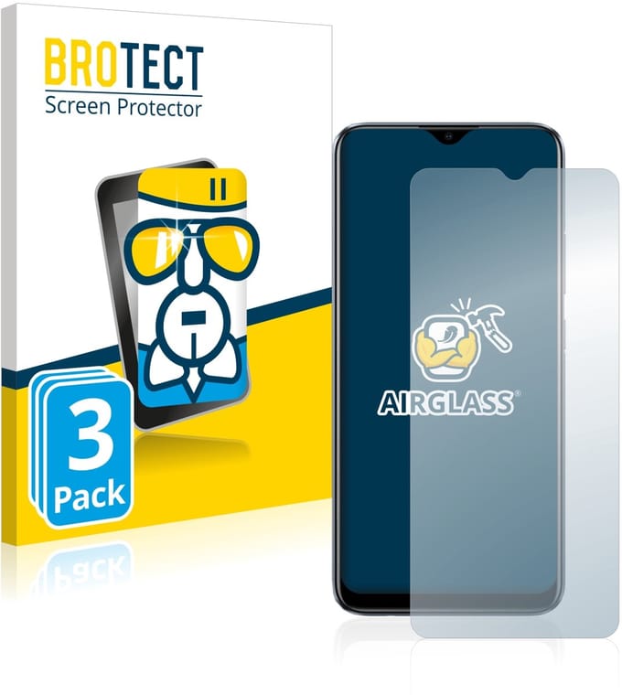 Screenprotector 3 Stuks voor realme C11 2021 Beschermglas transparant