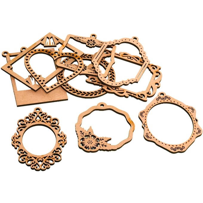 Decoratieve houten vormen "Frame"