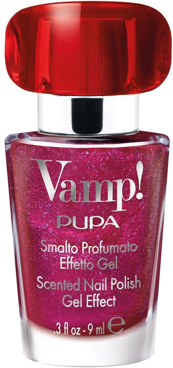 Pupa Milano Vamp! Scented Nail Polish Gel Effect 219-Party Fuchsia 9ml