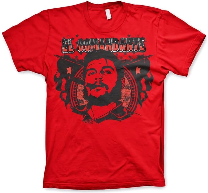 Hybris Che Cigar El Comandante T-shirt rood
