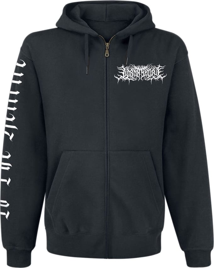 Lorna Shore To The Hellfire Vest met capuchon zwart M Heren