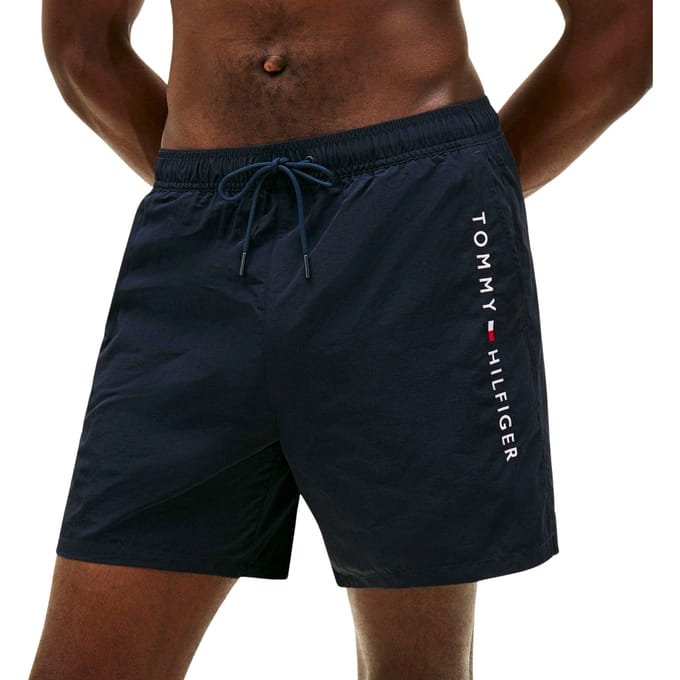 Tommy Hilfiger Medium Drawstring Zip Pocket Zwemshort Heren