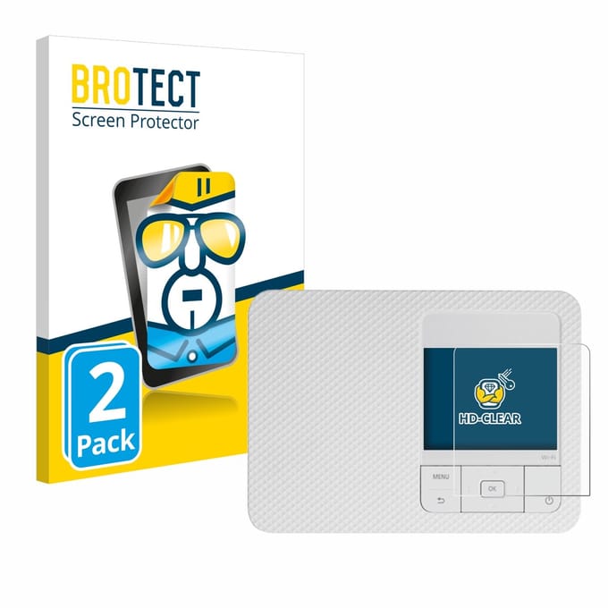BROTECT - Screenprotector voor Canon Selphy CP1500 - Folie Beschermfolie transparant 2 Stuks