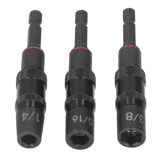 Slagschroevendraaier Dopsleutel Adapter Set 14in Sterke Magnetische Slag Flip Dopsleutel Bithouder