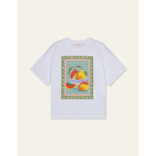 Oilily Tomlin T-Shirt- maatXL Bright Wit