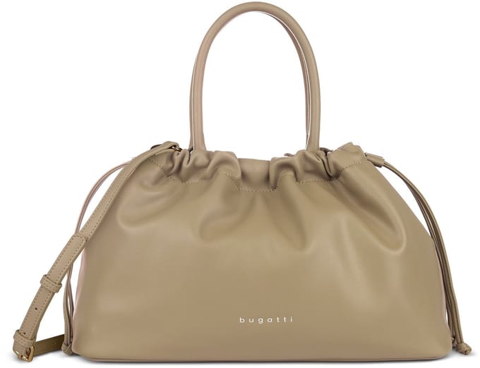 bugatti schoudertas shopper Leni Ladies Bag Sand Lichtbruin