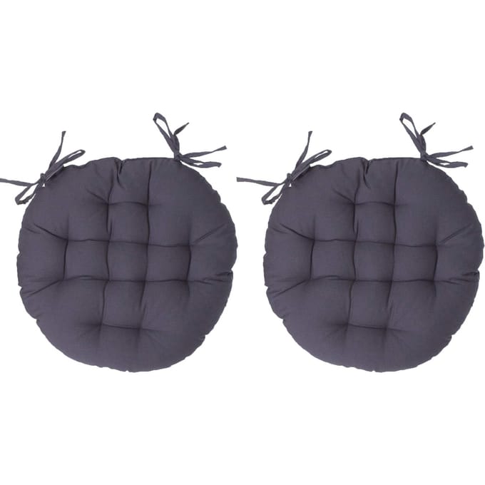 Eazy Living Stoelkussen Lys Grijs - 38 cm x 38 cm - 4 Stuks