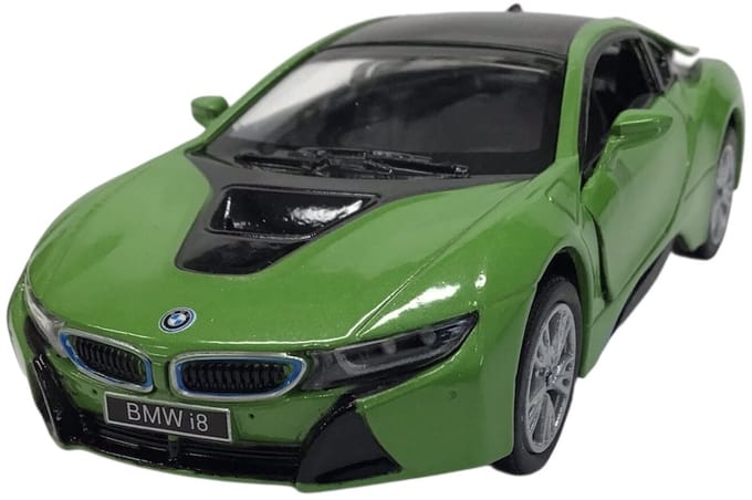 BMW I8 Metaal Auto 12,5 cm 1:36 Kinsmart