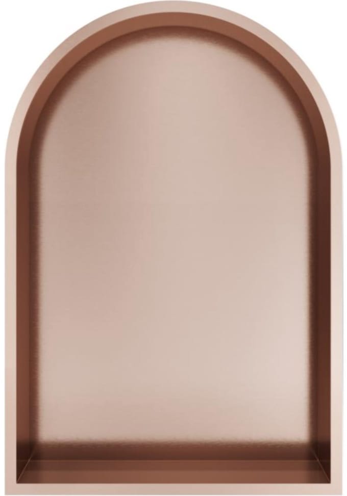Hotbath &More Inbouwnis Toogmodel - 452 x 30 x 10 cm - Geborsteld Koper PVD
