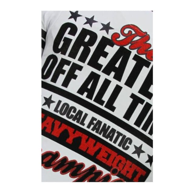 Local Fanatic Greatest of all time ali t-shirt