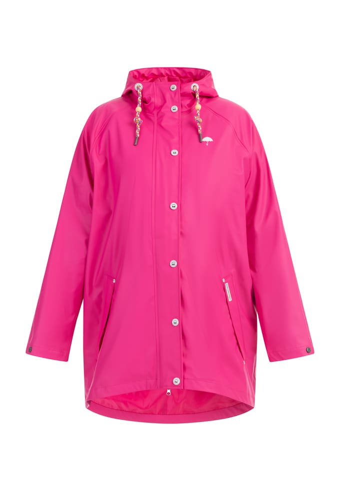 Schmuddelwedda Grote maat regenjas bridgeport Dames ROZE-280