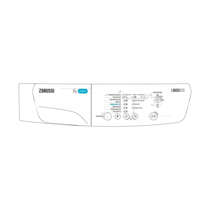 AEG controlepaneel, greeplijst, Zanussi 140142906019