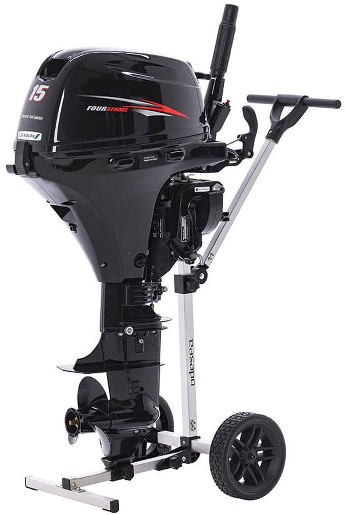 Aluminium buitenboordmotor trolley tot 60kg
