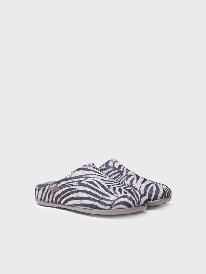 Viltslipper in klompvorm voor dames | MAUI-NM