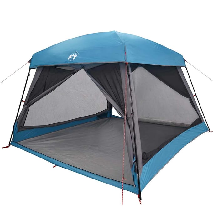 vidaXL - Gezinstent - 6-persoons - waterdicht - blauw