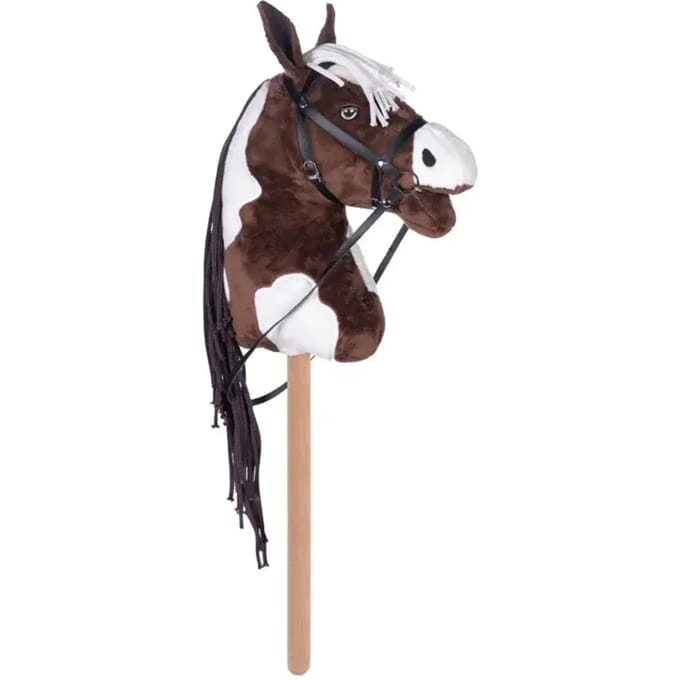 HKM Hobby Horse Stokpaard - maat One size - Brown-white