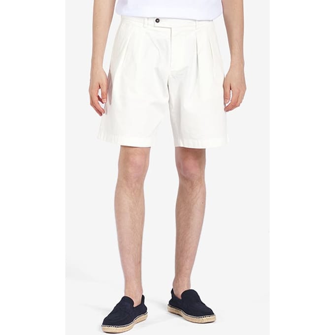 No Label Lantana Cotton-stretch Off White Größe: 46 | Kurze Sporthosen Outlet | Herren | Weiß