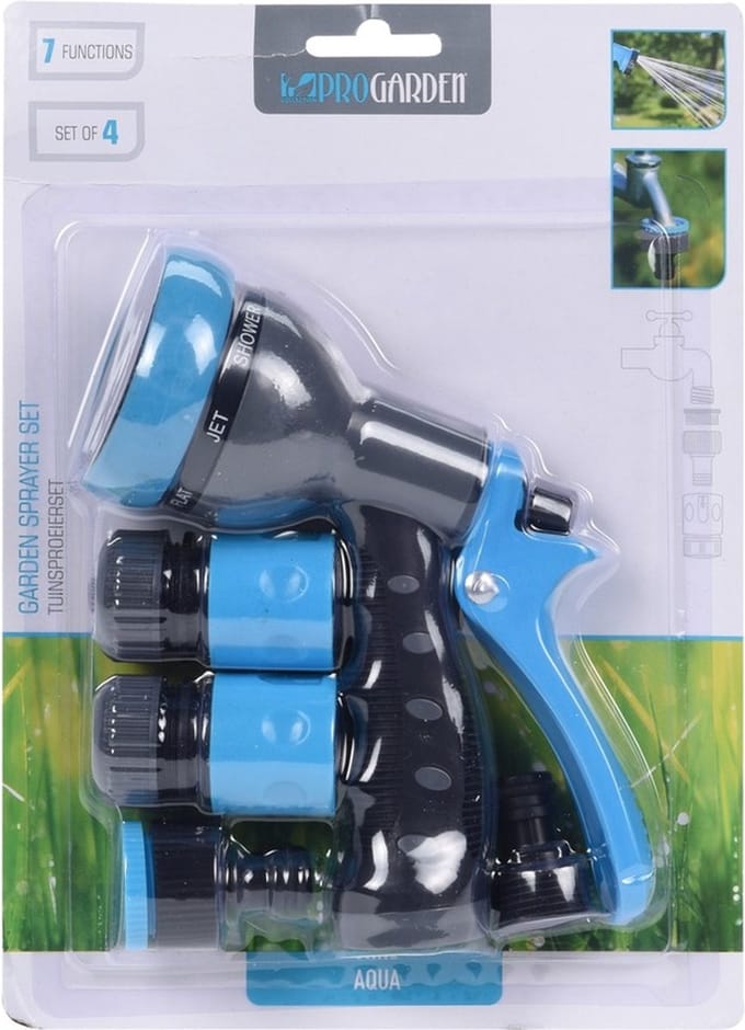 Progarden Tuinsproeier set 4-delig | 7 functies