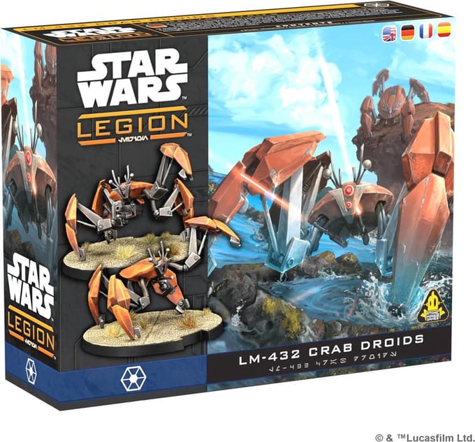 Star Wars Legion - LM-432 Crab Droids – Unpainted Requires Assembly