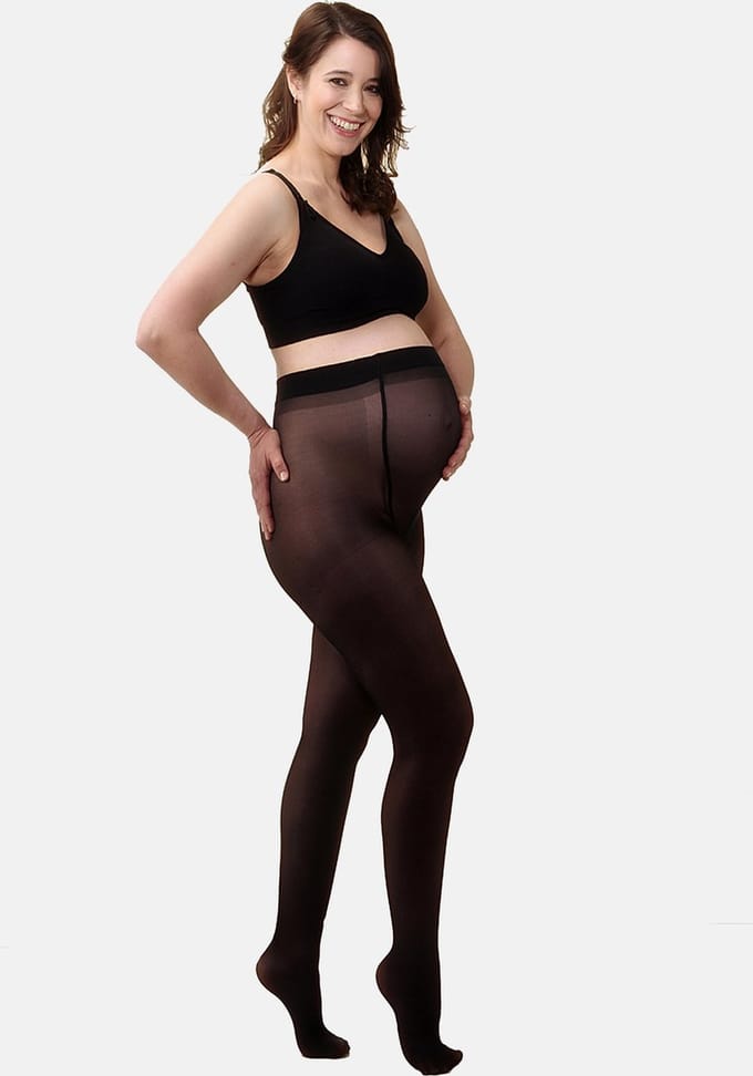 Zachte Zwangerschaps Panty 40den (Zwart | M)