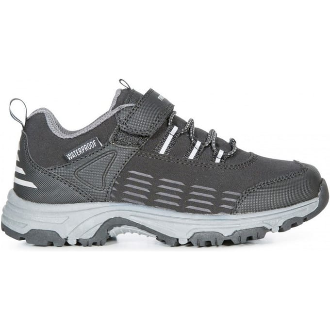 Trespass Kinderen/Kinderen Harrelson Low Cut Wandelende Trainers (Zwart)