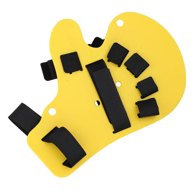 Vingerorthesen Uitgebreid Type Vingerbord Slag Handspalk Trainingsondersteuning Geel geel