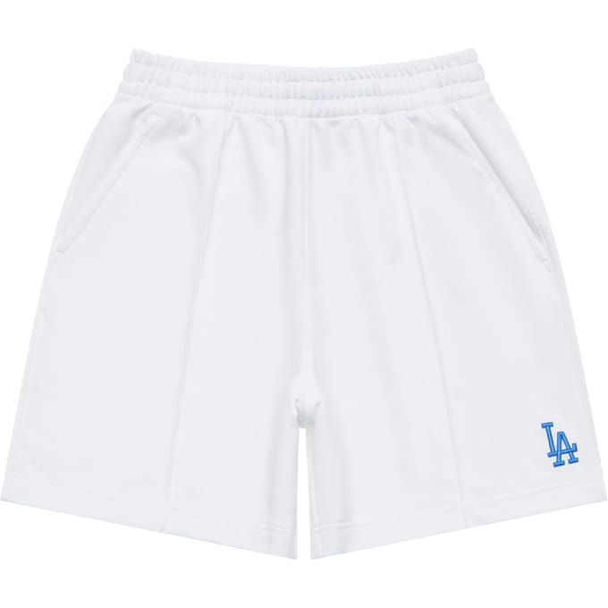 MLB Los Angeles Dodgers Short Décontracté Uni à Lettres Élastique Short Unisexe Blanc 3ASPB0843-07WHS S white