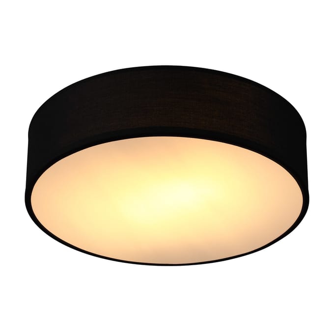 Monzana Plafondlamp 40W Rond - 38cm Fitting E27 - Zwart