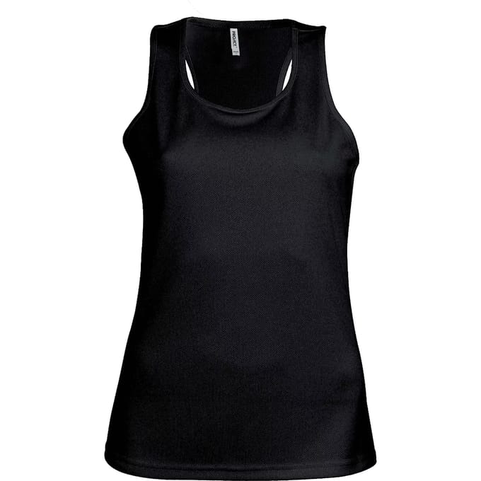 Damessporttop overhemd 'Proact' Zwart - S